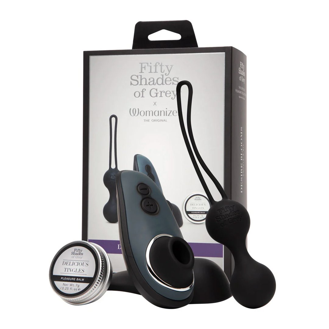 Fifty Shades of Grey® x Womanizer – Desire Blooms Couple's Kit