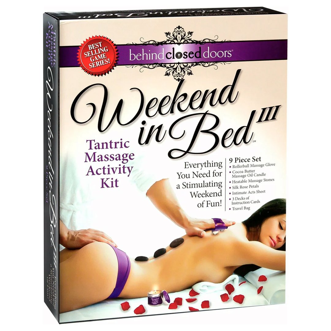 Weekend in Bed – Tantric Massage Kit (9 pieces)